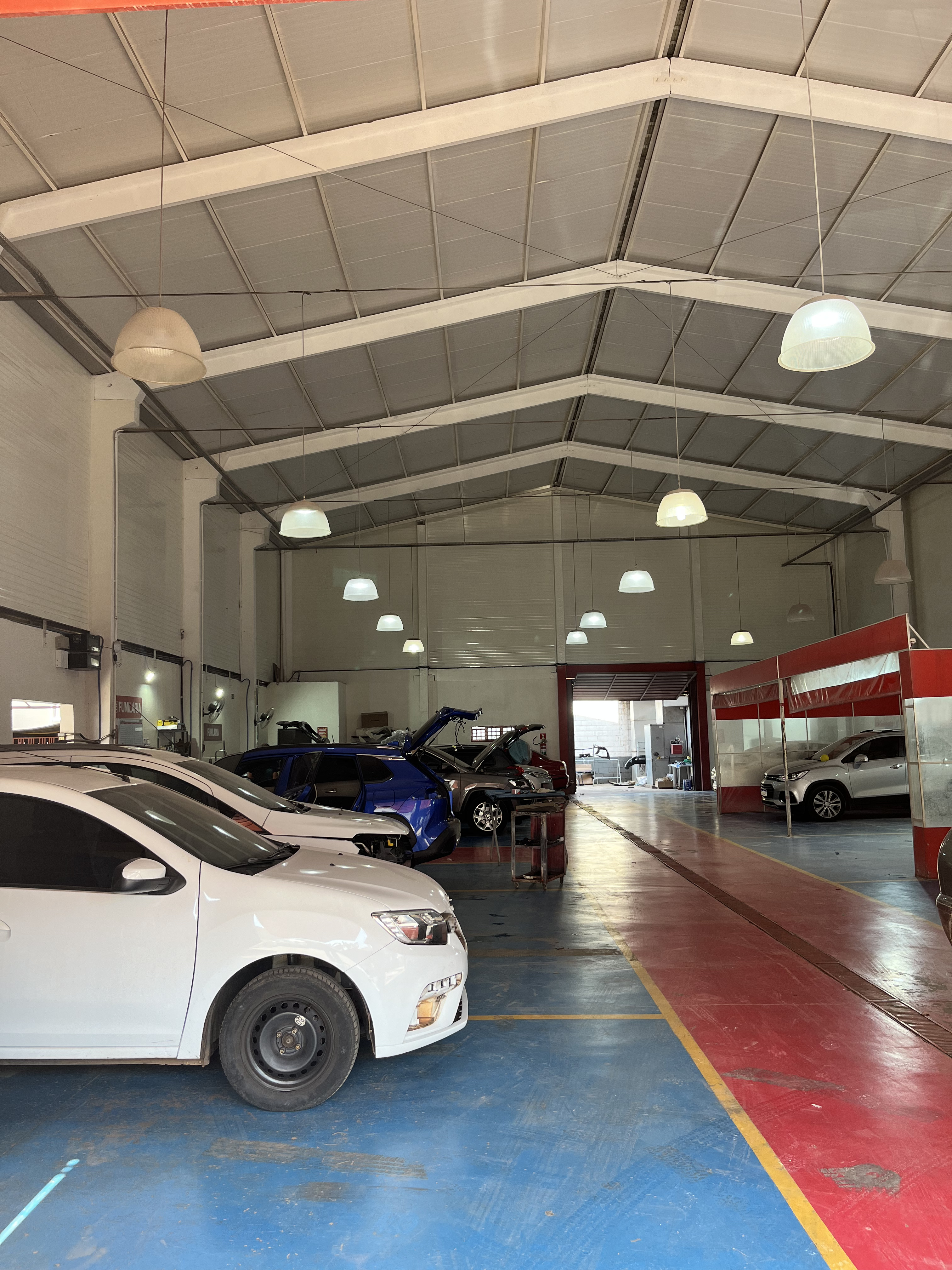Estrutura interna Evolution Centro Automotivo